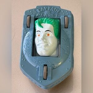 Vintage 1990 Burger King Captain Planet Flip Car / Reversible Toy — BK Kids Meal